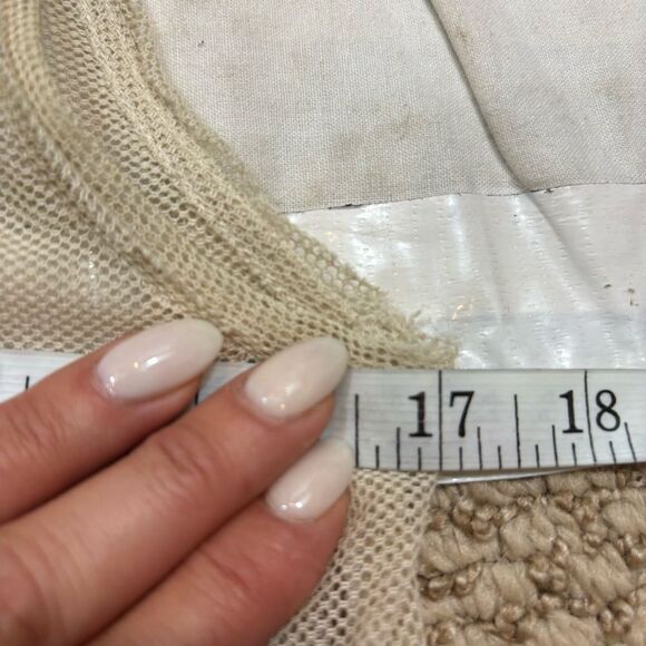 Ladies Anthro Project Alabama Sheer‎ Mixed Media Sleeveless Top Size Small - Picture 9 of 13